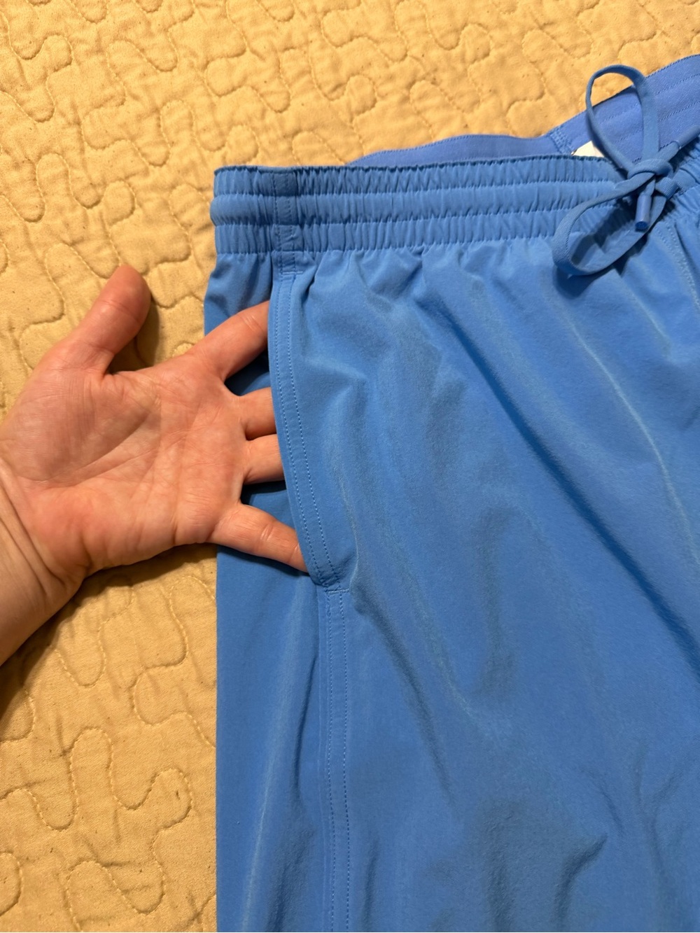 lululemon athletica Light Blue Wide-Leg Drawstring Pants - Picture 2 of 9